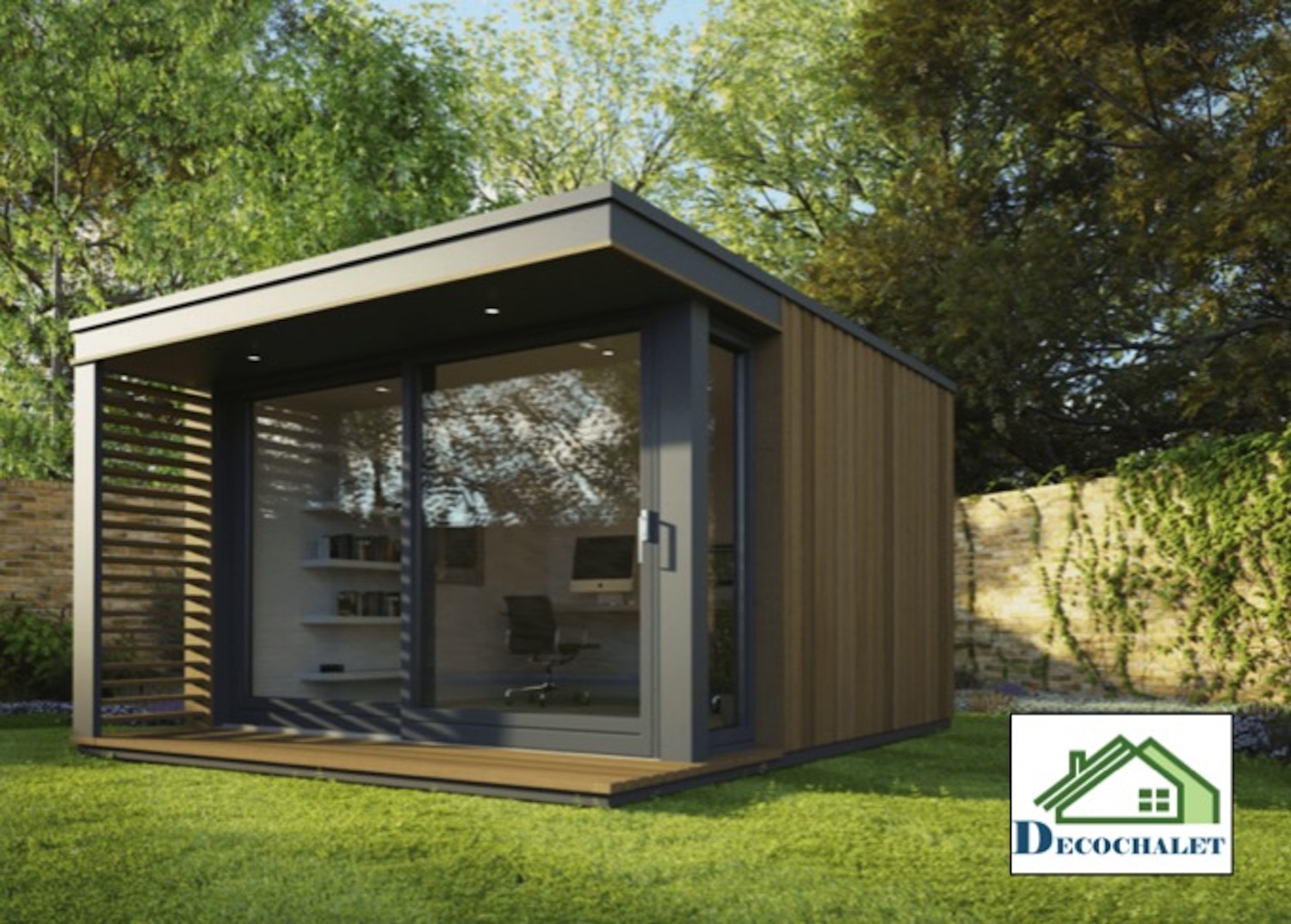 Abris-en-bois-bureaux-de-jardin-TPE-embouteillages-Charleroi
