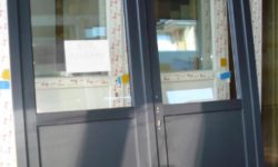 porte 160 demi anthracite