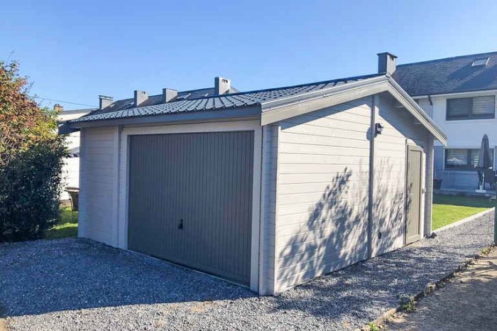 Garage en bois