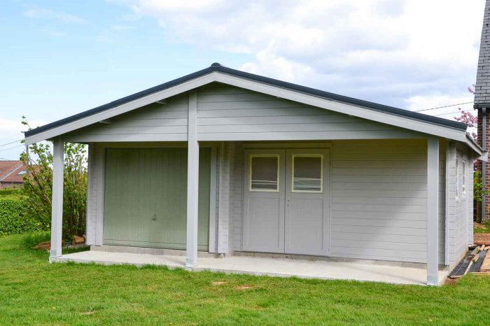 garage bois spécial