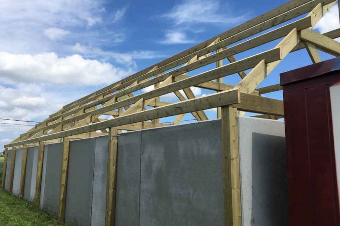 Structure carport en bois